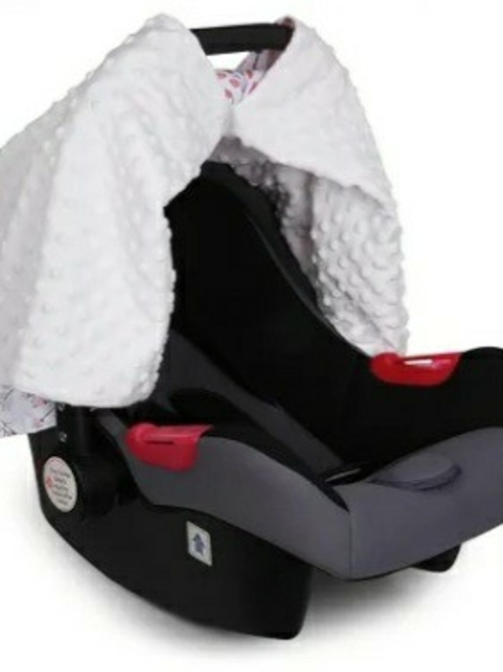 Baby car seat cover breathable floral car seat cover - pink flower pattern. New - Picture 2 of 4